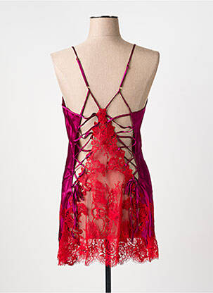 Nuisette/combinette effet matière satinée violet MARJOLAINE femme