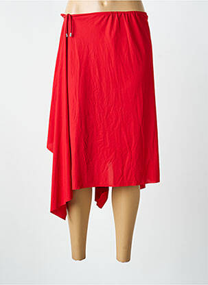 Paréo tissage popeline rouge PAIN DE SUCRE femme