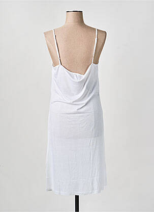 Jupon /fond de robe coupe droite blanc PINK P femme