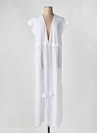 Robe de plage tissage crêpe blanc CYELL femme