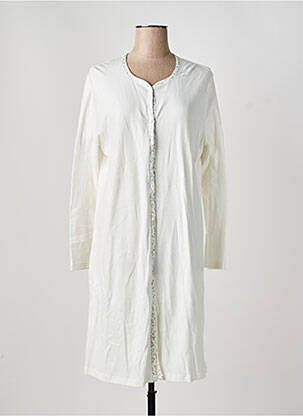 Chemise de nuit manches longues blanc LINCLALOR femme