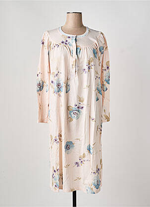 Chemise de nuit manches longues rose LINCLALOR femme