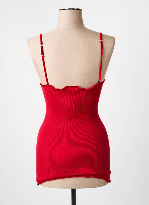 Top/caraco stretch rouge FRALY femme