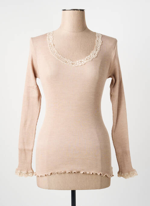 T-shirt manches longues manches longues beige FRALY femme