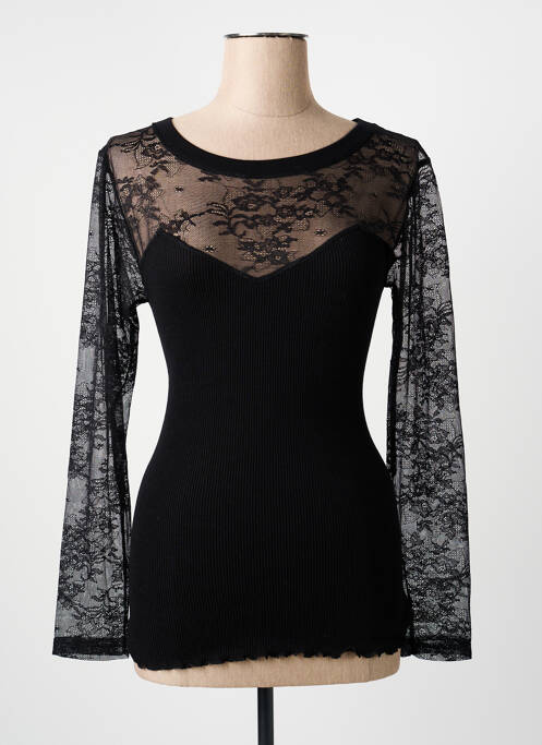 T-shirt manches longues manches longues noir FRALY femme