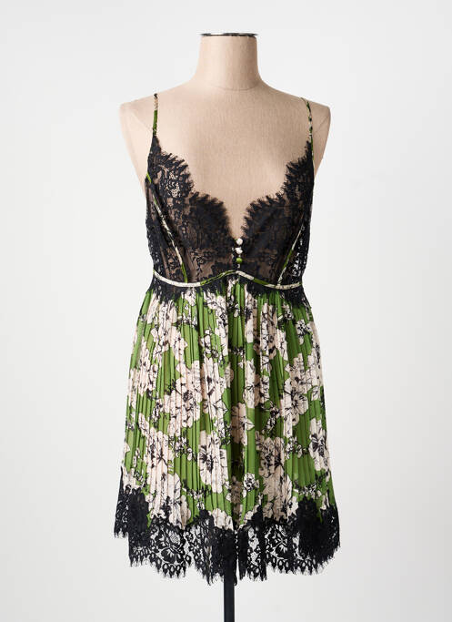 Nuisette/combinette col v noir MARJOLAINE femme