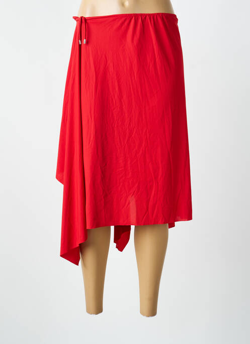 Paréo tissage popeline rouge PAIN DE SUCRE femme