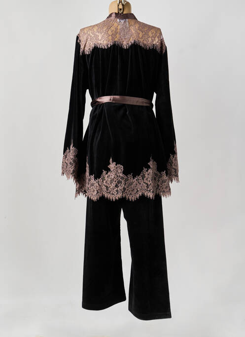 Pyjama noir MARJOLAINE femme