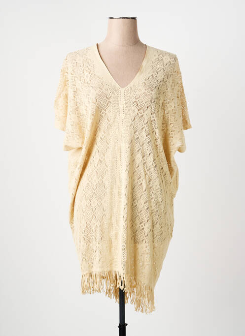 Robe de plage beige PAIN DE SUCRE femme
