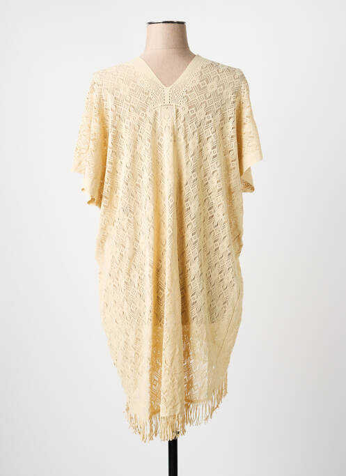 Robe de plage beige PAIN DE SUCRE femme