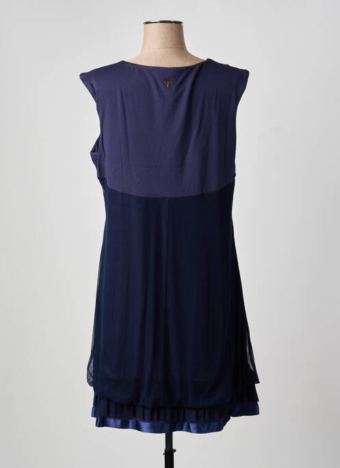 Robe mi-longue bleu LA MODE EST À VOUS femme