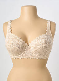 Soutien-gorge légère et transparente haut soutien-gorge emboitant chair WACOAL femme