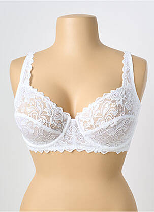 Soutien-gorge légère et transparente haut soutien-gorge emboitant blanc WACOAL femme