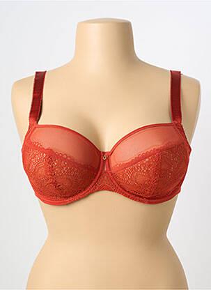 Soutien-gorge légère et transparente haut soutien-gorge emboitant orange FANTASIE femme