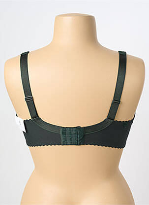 Soutien-gorge effet matière satinée haut soutien-gorge emboitant vert LOUISA BRACQ femme