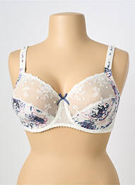 Soutien-gorge légère et transparente haut soutien-gorge emboitant beige LOUISA BRACQ femme