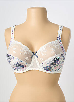 Soutien-gorge légère et transparente haut soutien-gorge emboitant beige LOUISA BRACQ femme