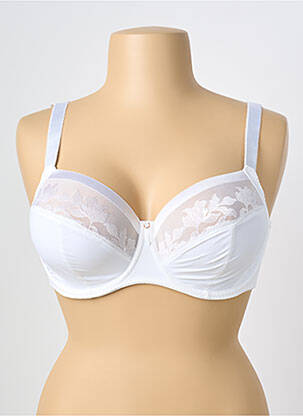 Soutien-gorge effet matière satinée haut soutien-gorge emboitant blanc FANTASIE femme