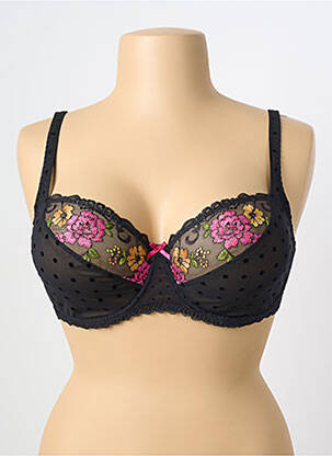Soutien-gorge haut soutien-gorge balconnet haut soutien-gorge balconnet noir ANTINEA femme