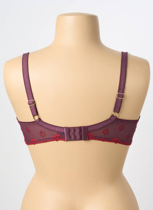 Soutien-gorge légère et transparente haut soutien-gorge emboitant rouge CHANTELLE femme