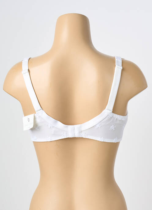 Soutien-gorge effet matière satinée haut soutien-gorge emboitant blanc LOUISA BRACQ femme