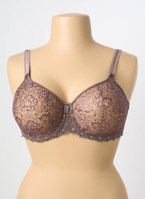 Soutien-gorge marron EMPREINTE femme