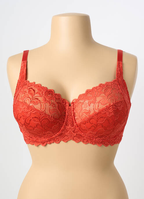 Soutien-gorge légère et transparente haut soutien-gorge emboitant orange WACOAL femme