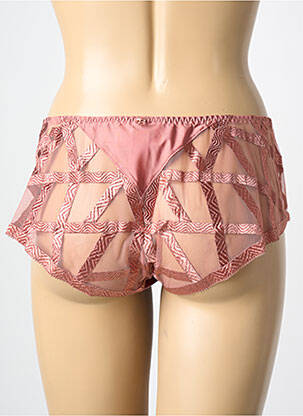Culotte tissage satiné rose LOUISA BRACQ femme
