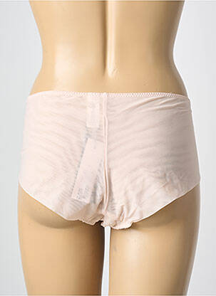 Culotte haute effet matière satinée rose EMPREINTE femme
