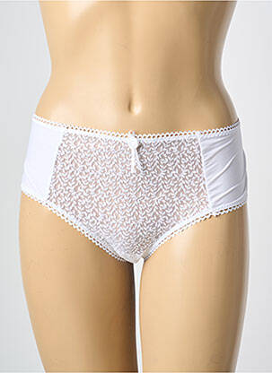 Culotte tissage satiné blanc EMPREINTE femme