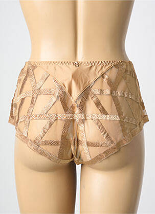 Culotte tissage satiné or LOUISA BRACQ femme