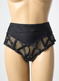 Culotte tissage satiné noir LOUISA BRACQ femme