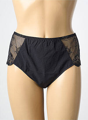 Culotte effet matière satinée noir LOUISA BRACQ femme