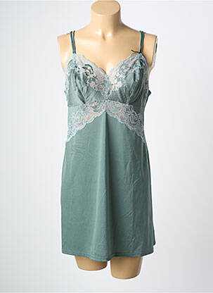 Nuisette/combinette stretch vert WACOAL femme