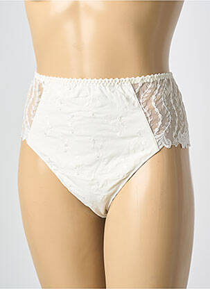 Culotte haute beige SECRET D'EVA femme