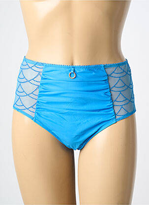 Culotte haute bleu EMPREINTE femme