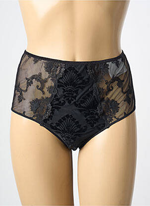 Culotte haute noir SECRET D'EVA femme
