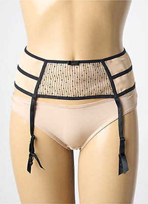 Guêpière/Porte-jarretelle chair FREYA femme