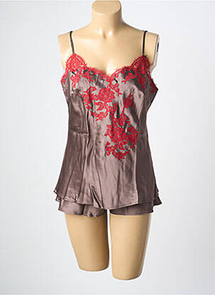 Ensemble lingerie marron MARJOLAINE femme