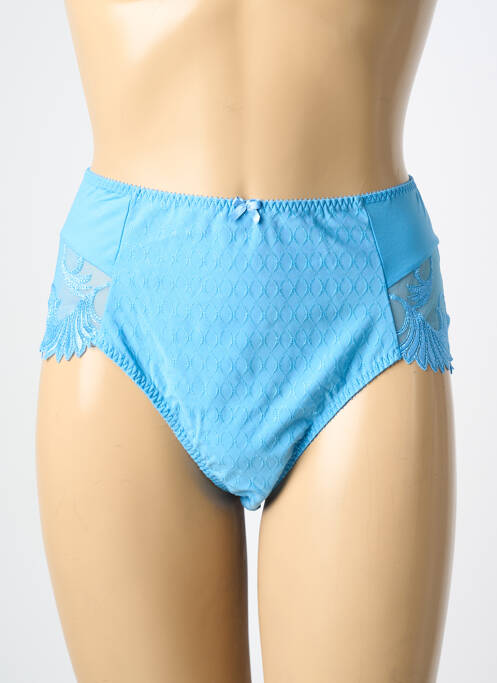 Culotte haute stretch bleu EMPREINTE femme
