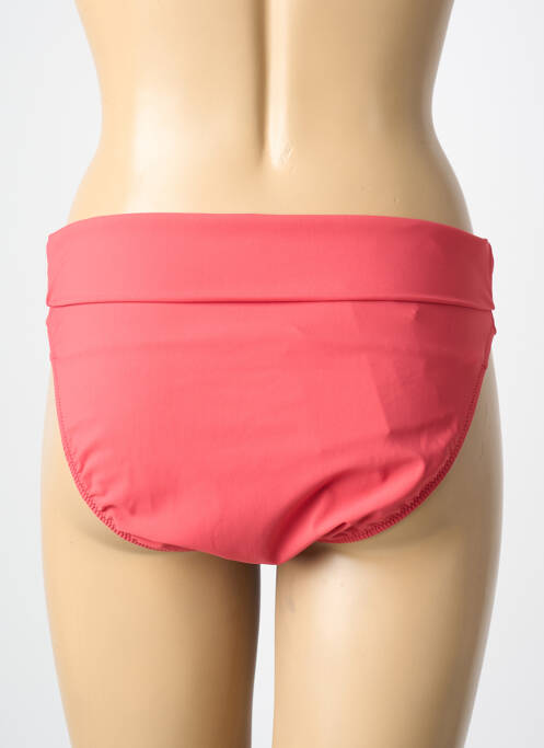 Bas de maillot de bain effet matière satinée culotte rose PAIN DE SUCRE femme