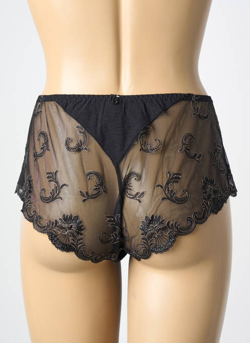Culotte effet matière satinée noir LOUISA BRACQ femme