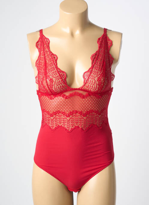 Body lingerie rouge JOLIDON femme