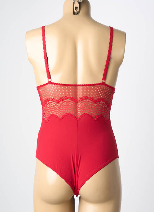 Body lingerie rouge JOLIDON femme