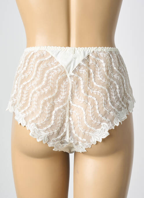 Culotte haute beige SECRET D'EVA femme