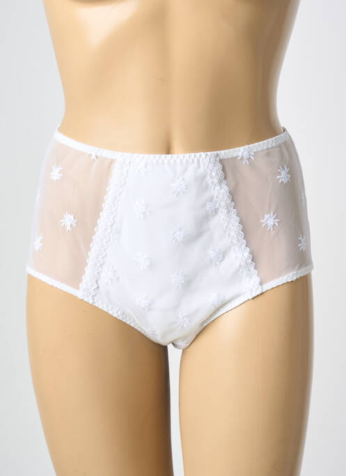 Culotte haute blanc LOUISA BRACQ femme