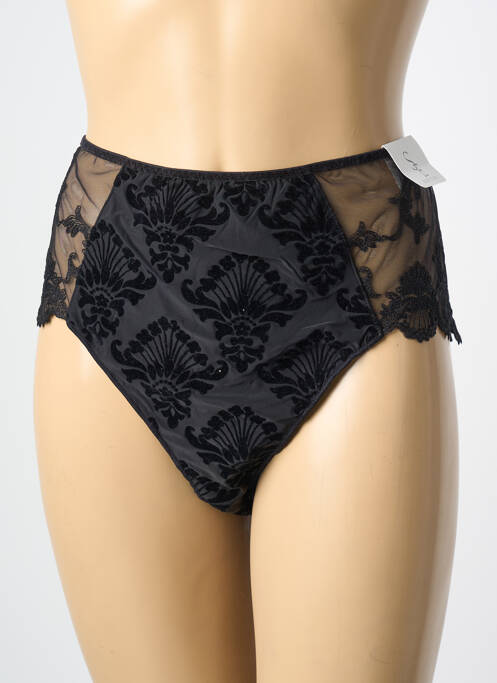 Culotte haute noir SECRET D'EVA femme