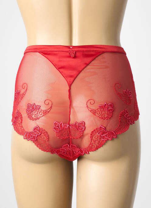 Culotte haute rouge SECRET D'EVA femme