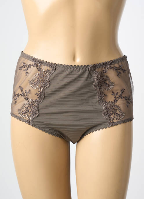 Culotte haute vert LOUISA BRACQ femme