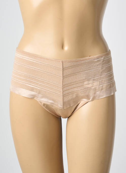 Shorty effet matière satinée chair CHANTELLE femme